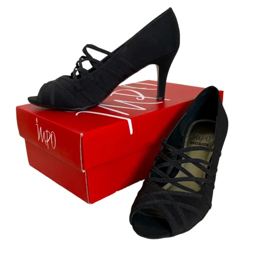 IMPO Black Heels in Box Size 7 Classic Neutral
